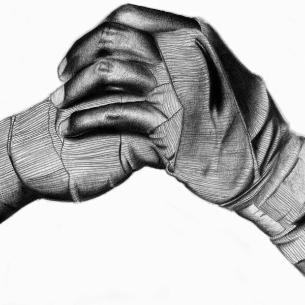 Руки в перчатках рисунок