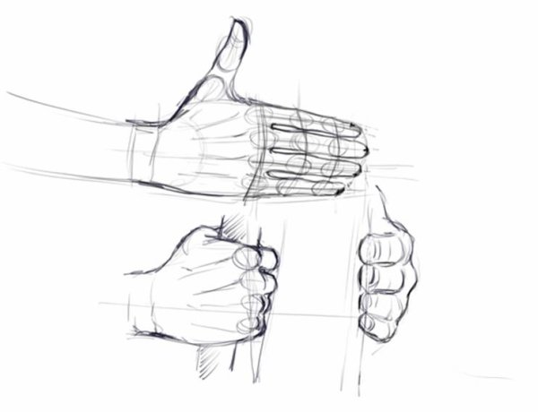 Кулак набросок