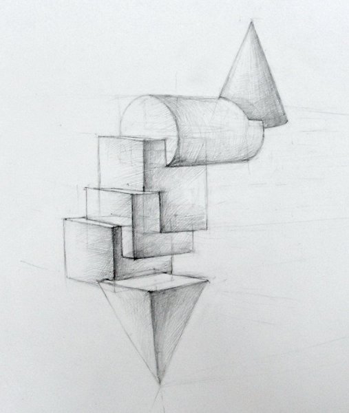 Композиция из геометрических тел