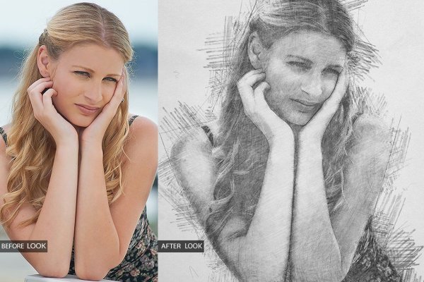 Эффект рисования в фотошопе