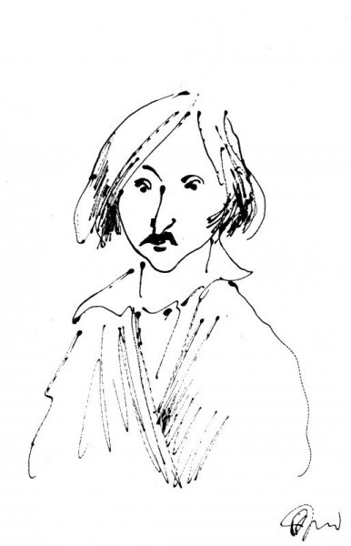 Портреты писателей Пушкин Гоголь