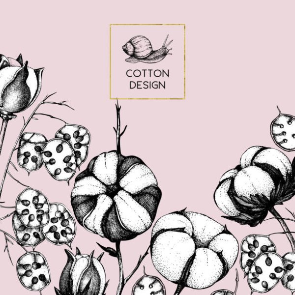 Хлопок нарисованный упаковка
