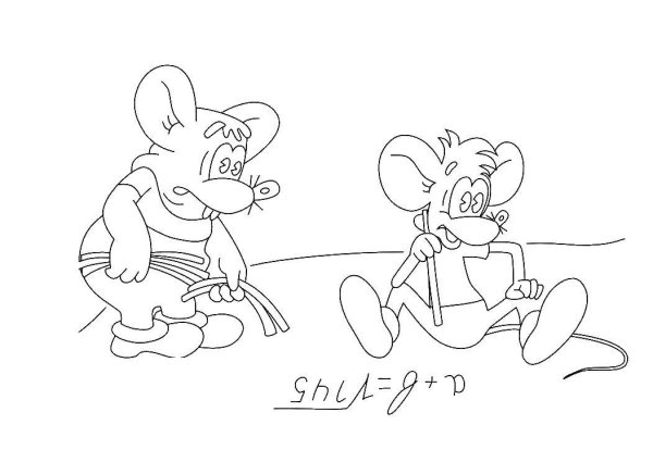 Трафарет кота Леопольда