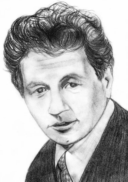 Дженнифер Лоуренс портрет карандашом