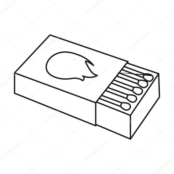 Спички раскраска