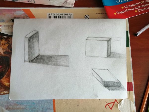 Рисунок коробки спичек