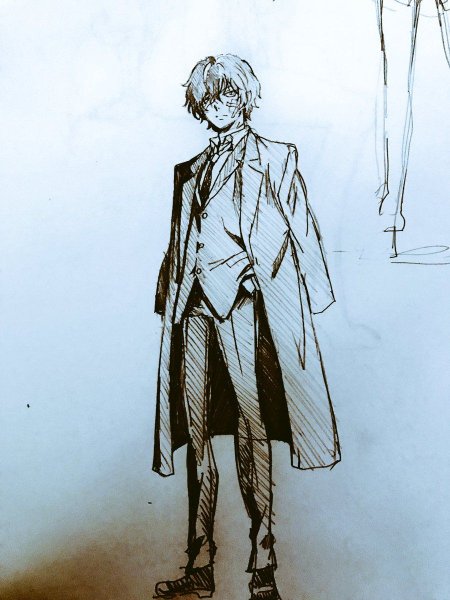 Дадзай Осаму скетч