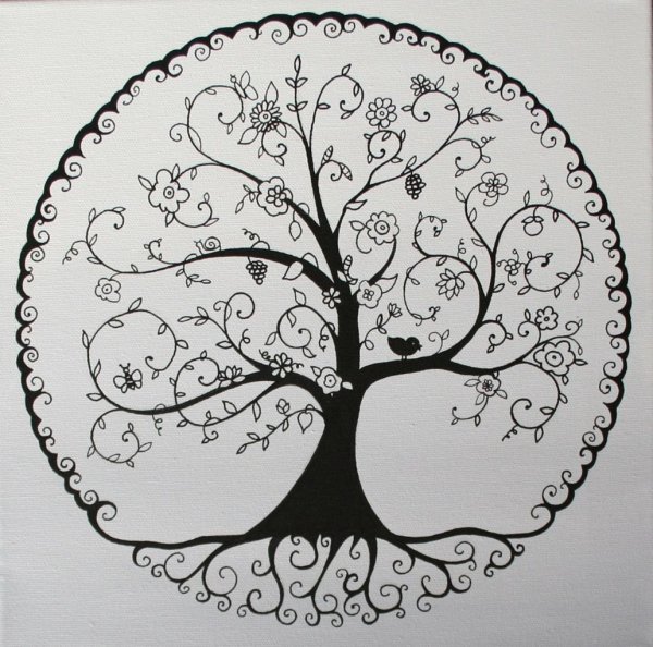 "Tree of Life" ("дерево жизни") by degree