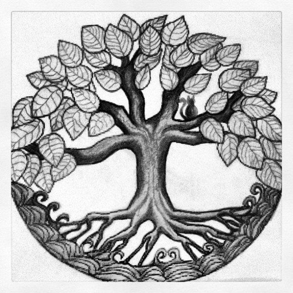 Мировое Древо лист