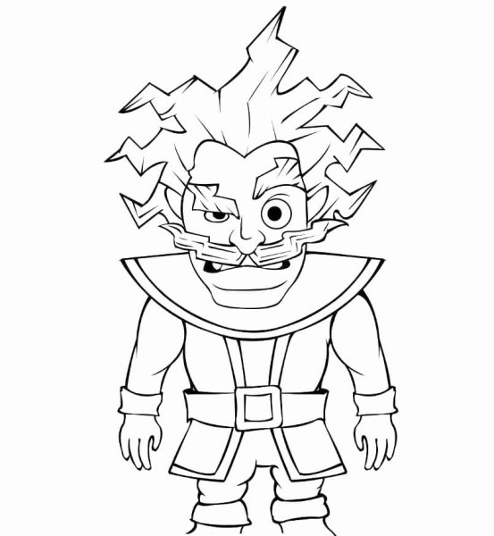 Раскраска Clash Royale