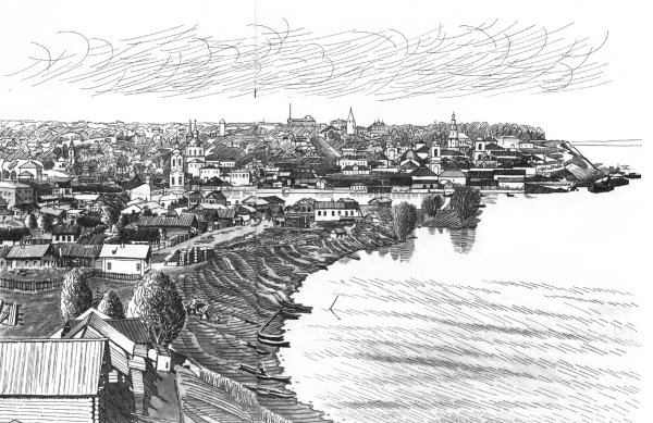 Зарисовка реки