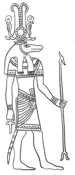 Тату Египта Анубис Бог ра