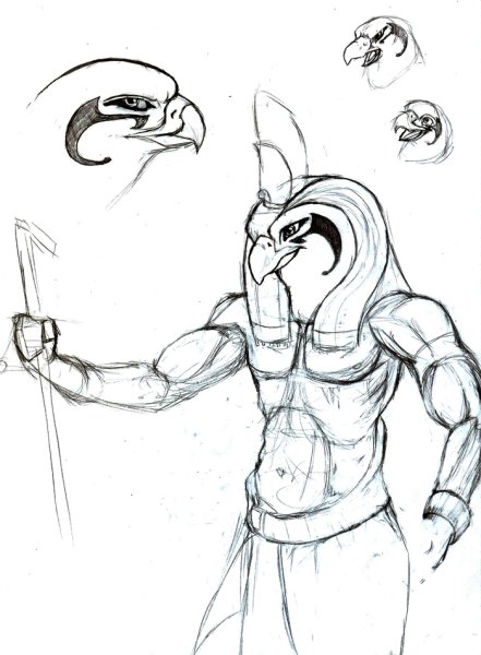 Horus Осирис Анубис