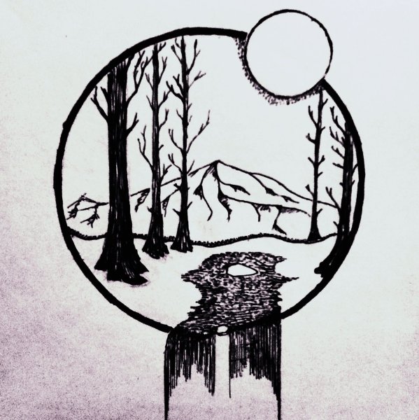 Татуировка горы эскиз