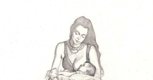 Рисунок ко Дню матери