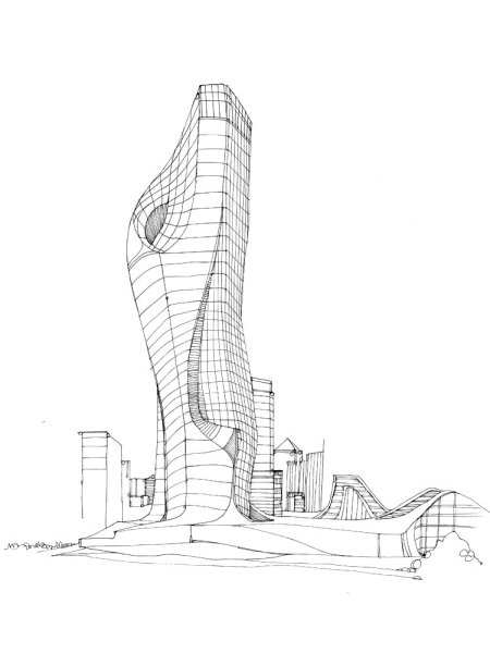 Современная архитектура карандашом