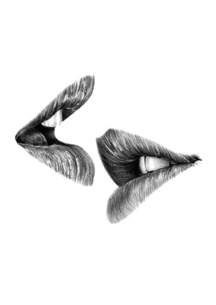 Губы рисунок