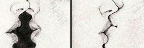 Рисунок поцелуй в губы карандашом для начинающих