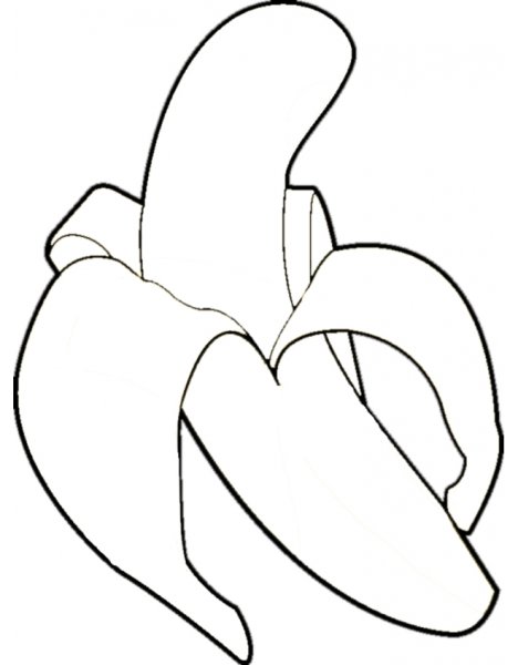 Как нарисовать банан