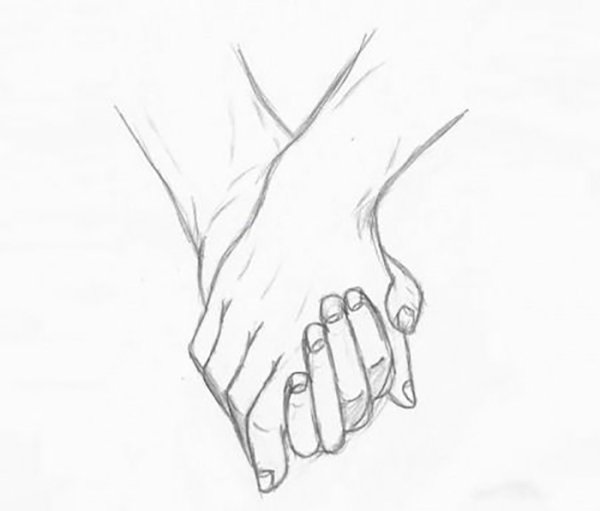 Рисунки для срисовки руки