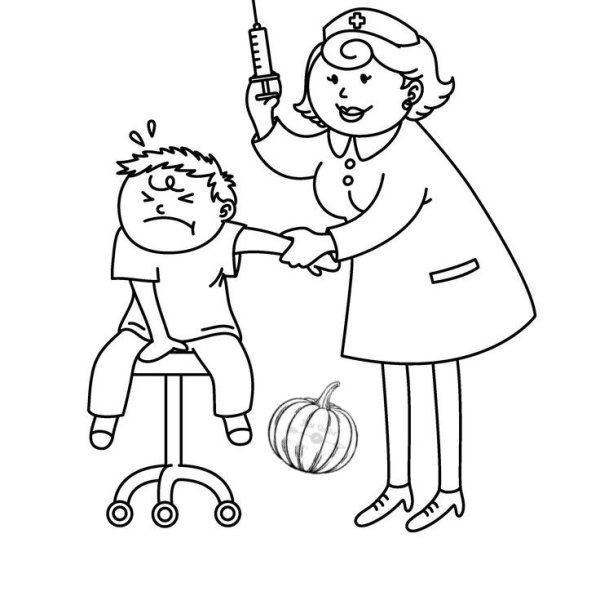 Медсестра рисунок