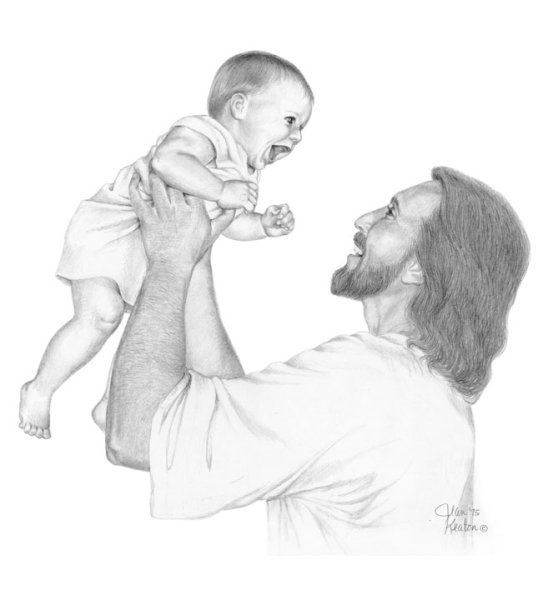 Иисус с ребенком на руках