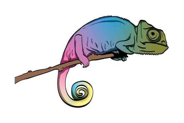 Хамелеон рисунок