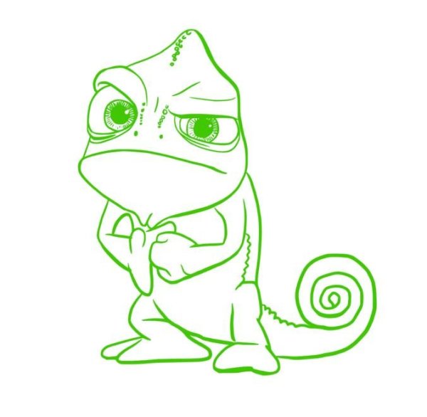 Паскаль Рапунцель рисунок