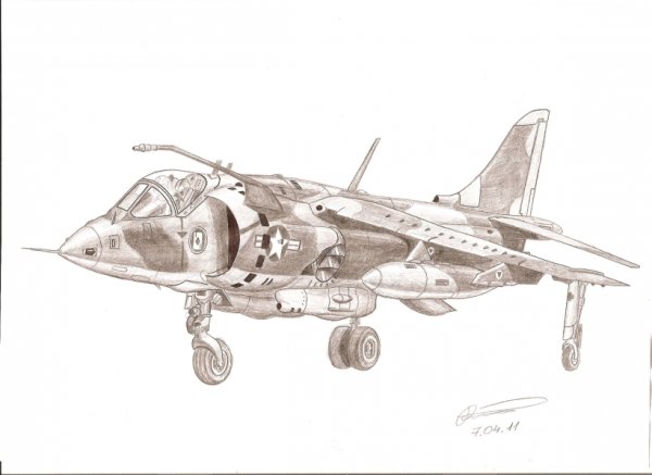 Военные самолеты для рисования