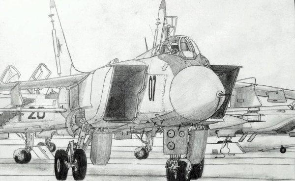 Раскраска истребитель