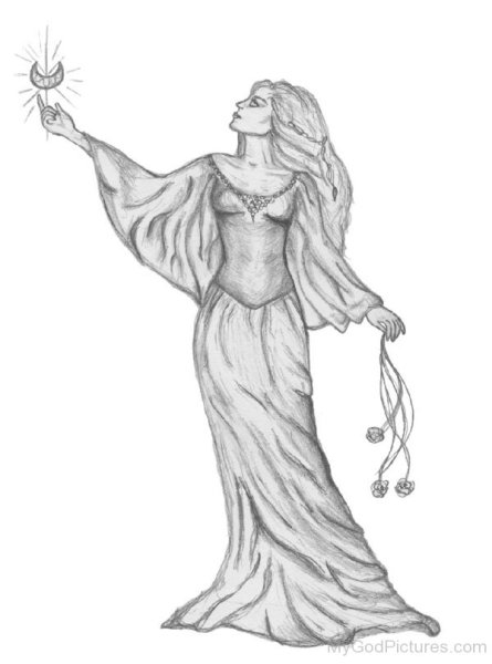 Рисунок Афродиты Богини Греции