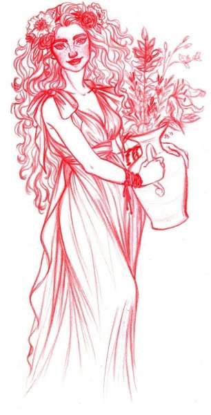 Картины Афродита рисунок