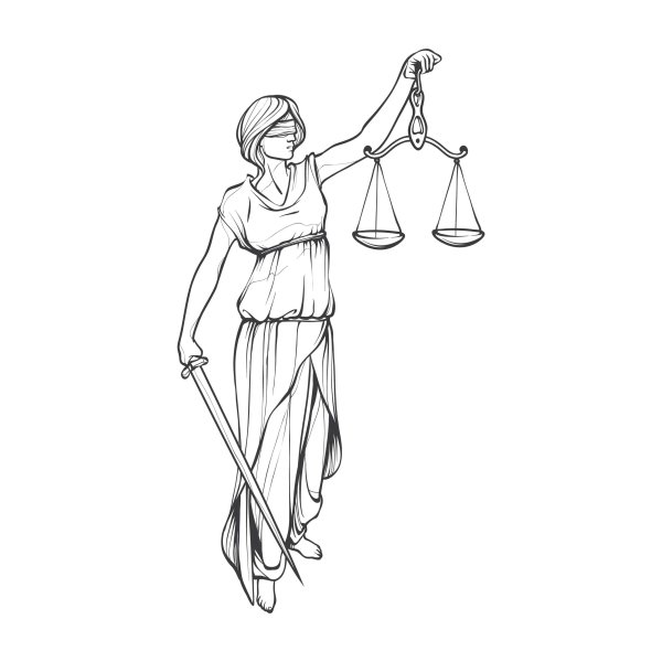 Фемида богиня тату эскиз