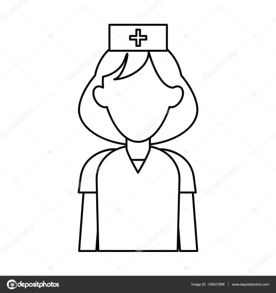 Медсестра рисунок