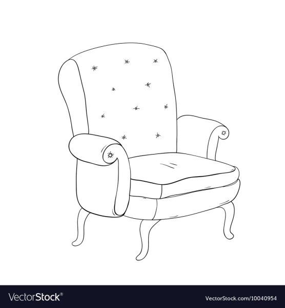 Поэтапное рисование мебели