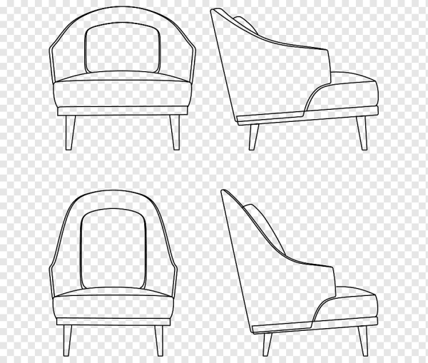 Диван раскраска для детей