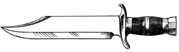 Раскраска нож бабочка Легаси