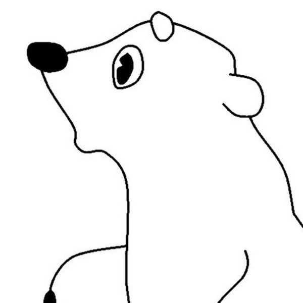 Медвежонок Умка раскраска