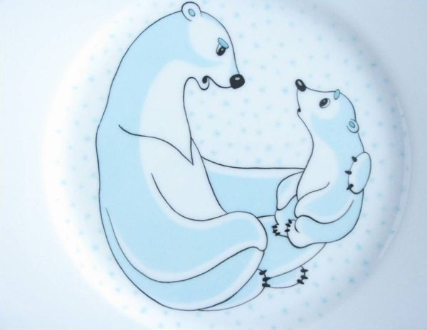 Макет белого медведя