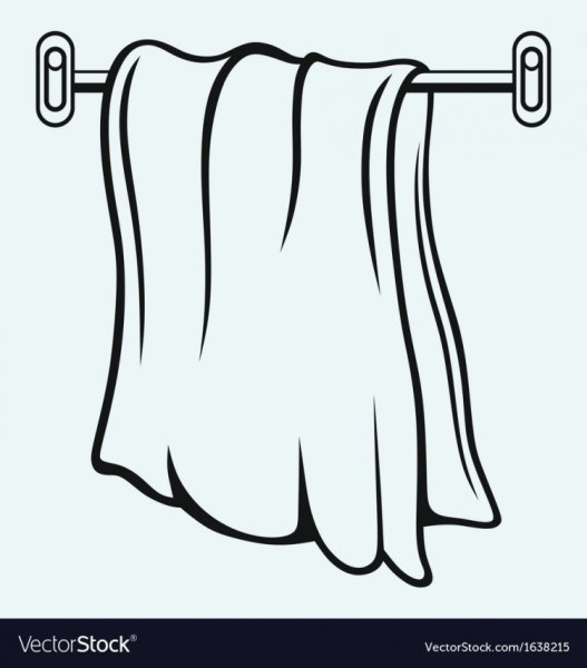 Раскраска полотенце