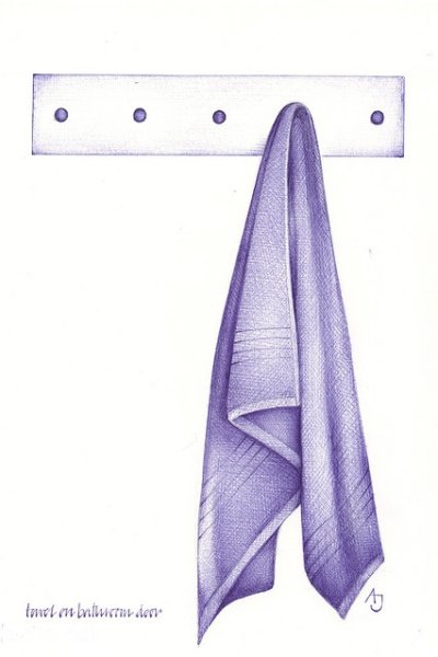 Нарисовать полотенце