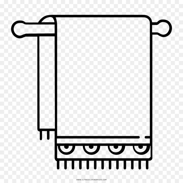 Раскраска полотенце