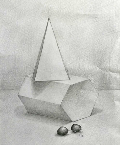 Натюрморт из геометрических фигур