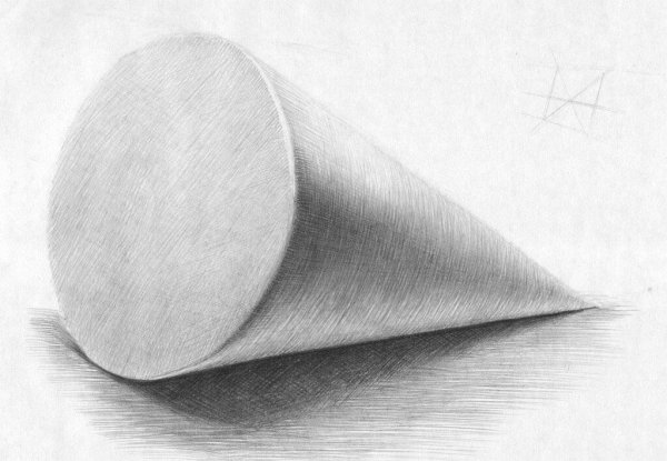 Геометрические фигуры карандашом