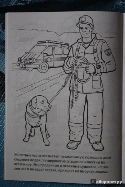 Раскраска спасатели