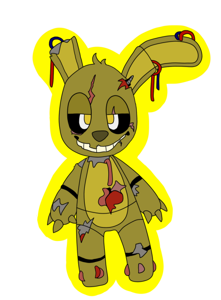 Арты спрингтрапа из FNAF 3