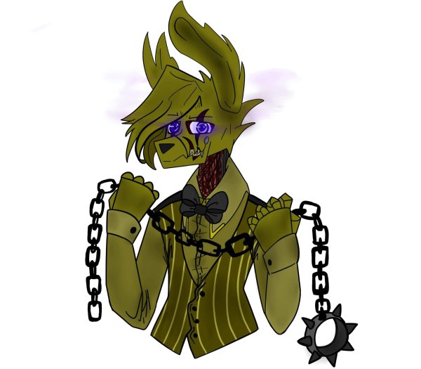 Раскраски ФНАФ 3 СПРИНГТРАП