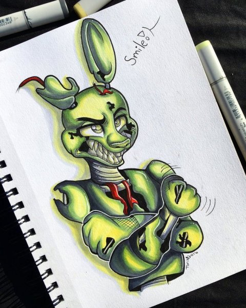 Фредди ФНАФ 6 рисунки