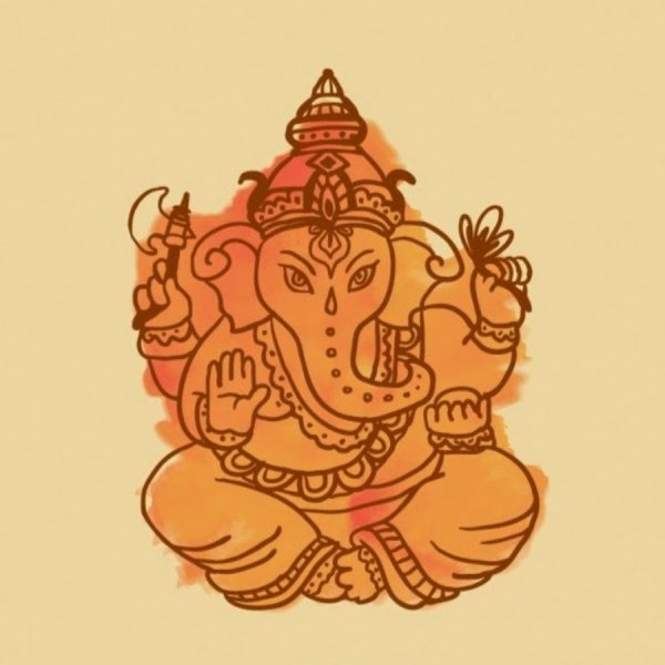 Ганеша контур