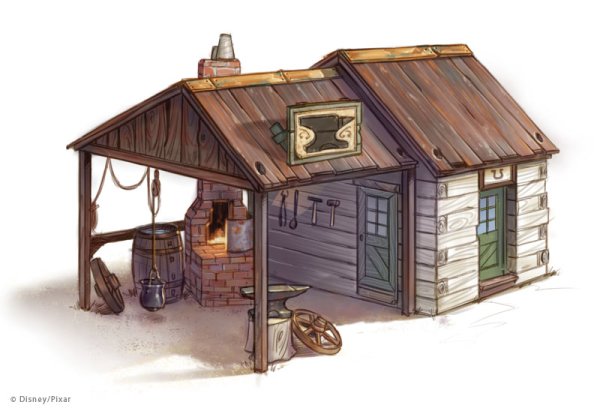 Дом кузнеца средневековье